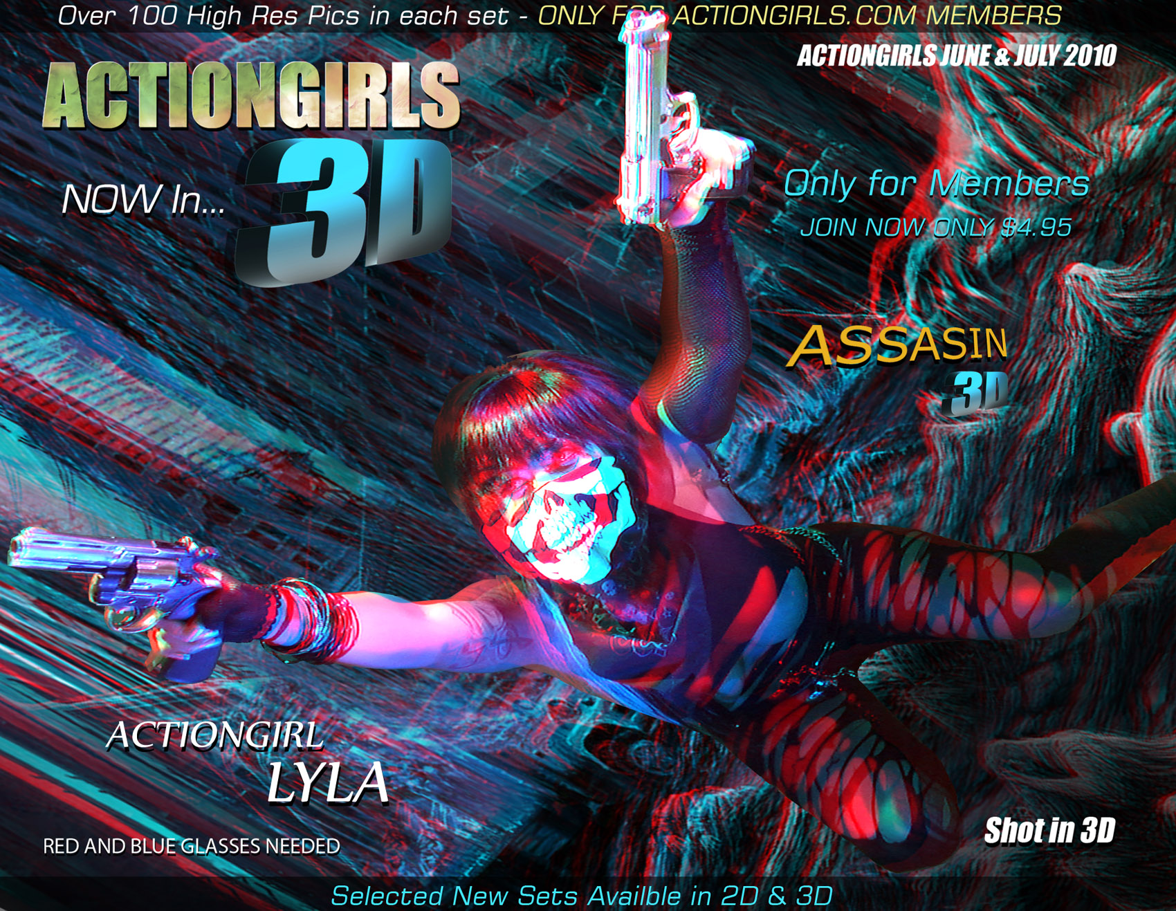 poster's 3D de actiongirls.com